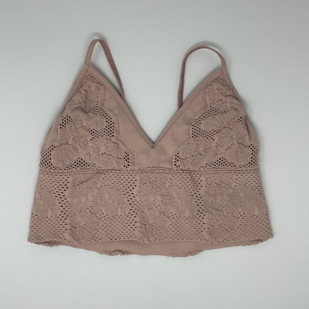 Intimately free crochet bralette